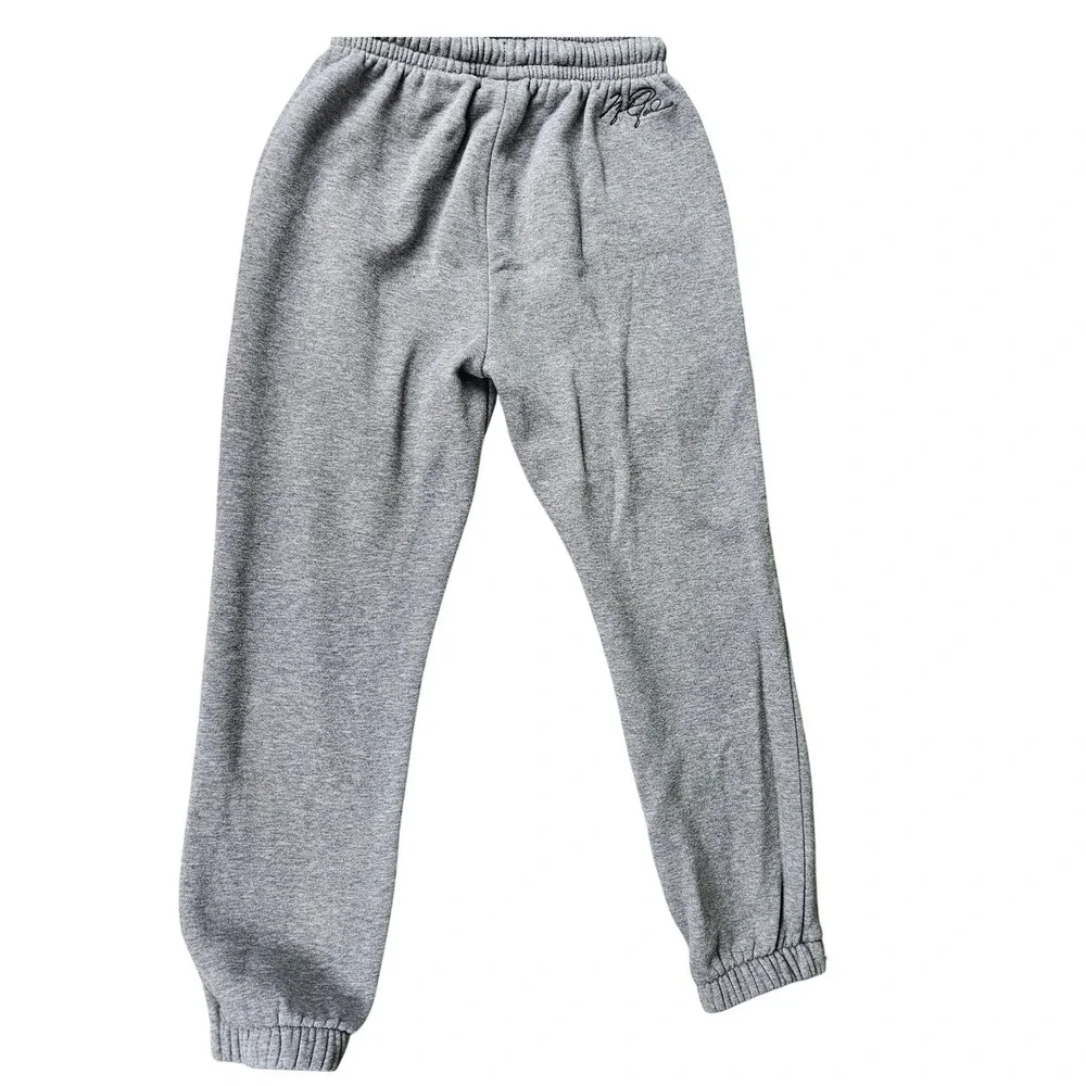 Jordan Jumpman‎ Sweatpants Grey Athletic Joggers Mens Size S Signature Right Hip